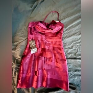 Pink me dress Bebe brand